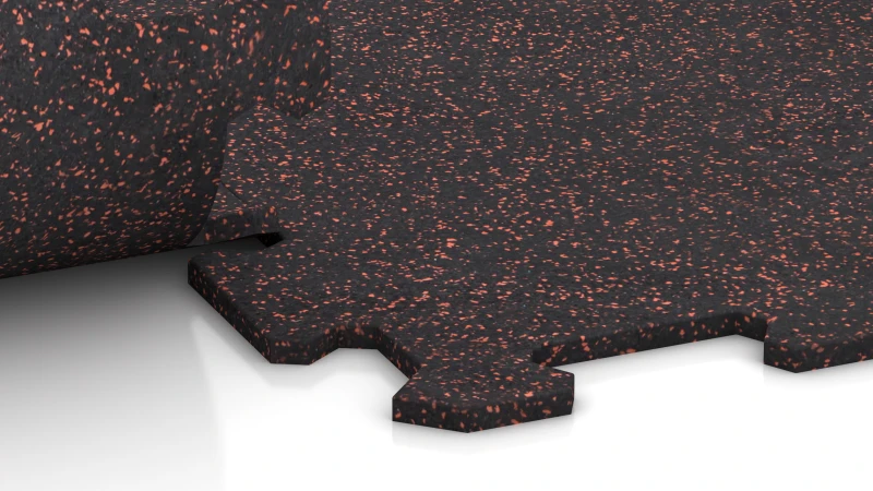 Uitgesneden puzzelverbinding zonder voeg