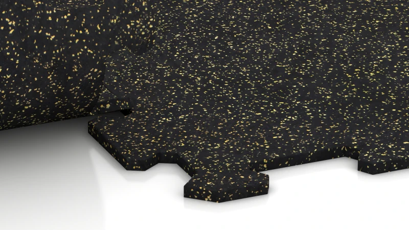 Uitgesneden puzzelverbinding zonder voeg