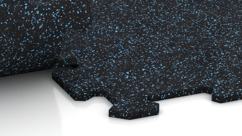 Uitgesneden puzzelverbinding zonder voeg