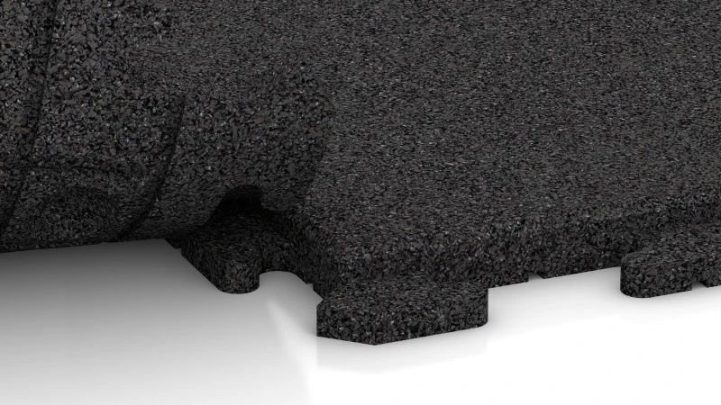 Verdeckte Puzzleverbindung mit runder Fase