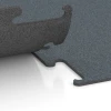 Großaufnahme vom Verbindungssystem von WARCO-Boden 6157 - Fitness Performance Elite Trainingsvloer im Farbdesign Varengroen. Abmessungen 100 x 100 x 1 cm | 1,00 m².
