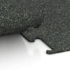 Großaufnahme vom Verbindungssystem von WARCO-Boden 3767 - Fitness Performance Elite Trainingsvloer im Farbdesign Licht Groen Gespikkeld. Abmessungen 50 x 50 x 1 cm | 0,25 m².