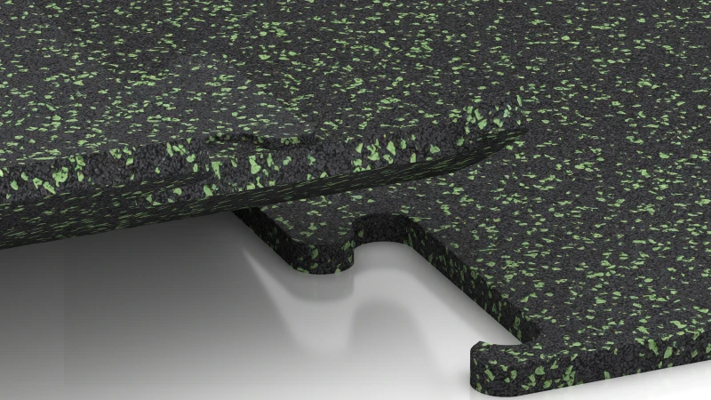 Connexion puzzle découpée sans chanfrein