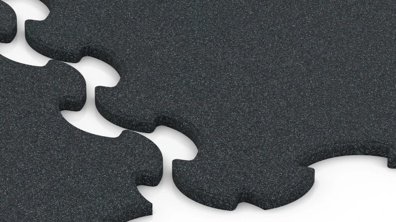 Geoptimaliseerde puzzelverbinding met afgeschuinde randen