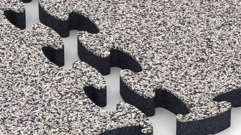 Geoptimaliseerde puzzelverzahning zonder voeg