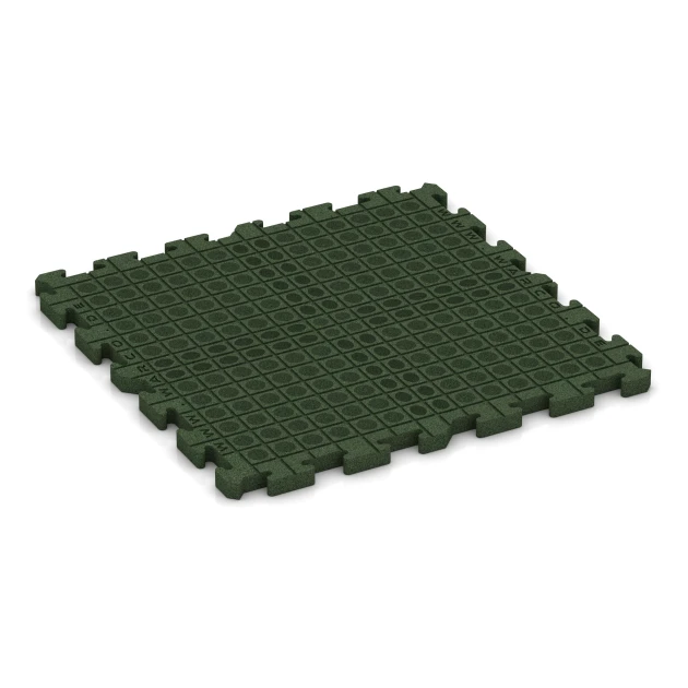 Aufsicht auf die Unterseite, also die Bodenseite von WARCO-Formteil 4072 - Hunde-Bodenplatte im Format 100 x 100 x 4 cm | 1,00 m².