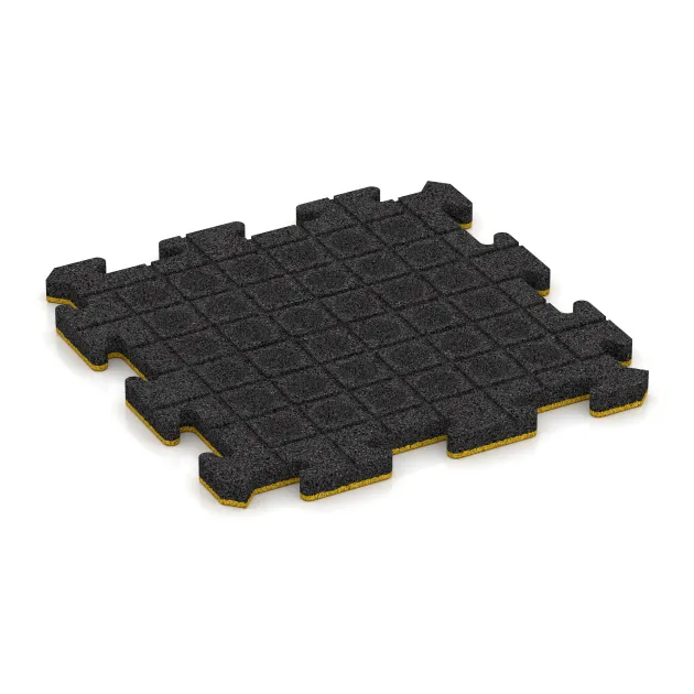 Aufsicht auf die Unterseite, also die Bodenseite von WARCO-Formteil 5293 - Zwembadrandtegel im Format 500 x 500 x 30 mm.