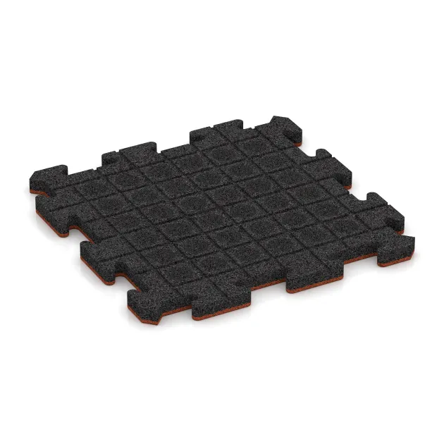 Aufsicht auf die Unterseite, also die Bodenseite von WARCO-Formteil 5294 - Zwembadrandtegel im Format 500 x 500 x 30 mm.