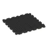 La vue du dessous ou de la face inférieure, c’est-à-dire la face inférieure de la pièce moulée WARCO 3276 - Dalle polyvalente pour chiens au format 1000 x 1000 x 30 mm.