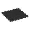 La vue du dessous ou de la face inférieure, c’est-à-dire la face inférieure de la pièce moulée WARCO 3281 - Dalle polyvalente pour chiens au format 1000 x 1000 x 30 mm.