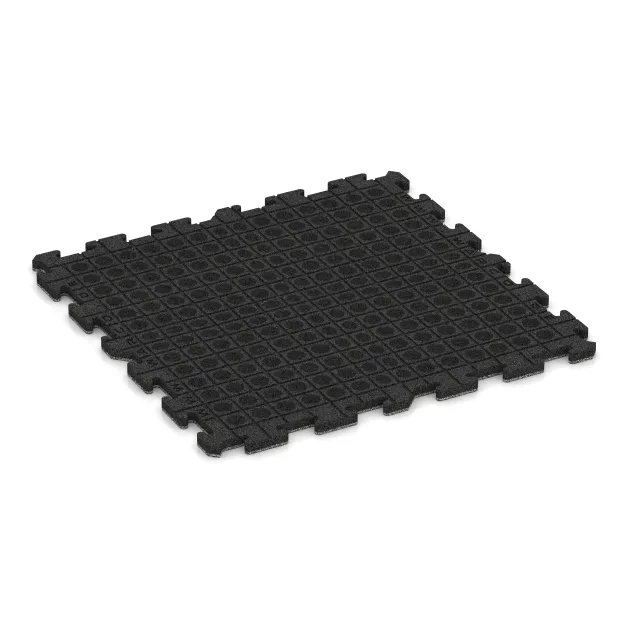 Aufsicht auf die Unterseite, also die Bodenseite von WARCO-Formteil 4571 - Hondenvloertegel im Format 1000 x 1000 x 30 mm.