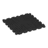 Aufsicht auf die Unterseite, also die Bodenseite von WARCO-Formteil 3330 - Fitness-Bodenschutzmatte HD im Format 1000 x 1000 x 30 mm.
