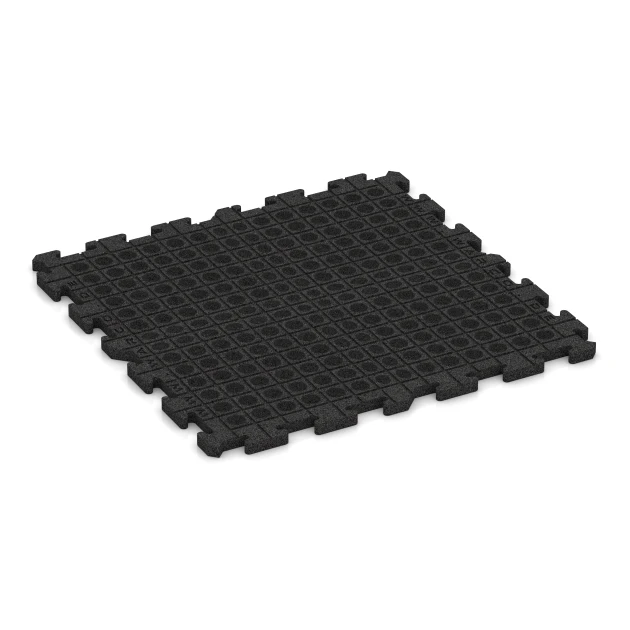 Aufsicht auf die Unterseite, also die Bodenseite von WARCO-Formteil 3354 - Hondenvloertegel im Format 100 x 100 x 3 cm | 1,00 m².