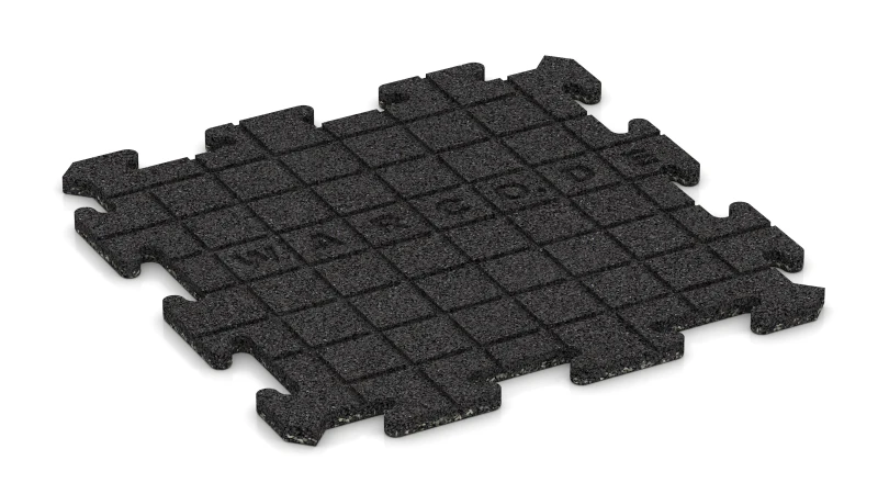 Rainures de drainage en disposition carrée – 4 mm de profondeur