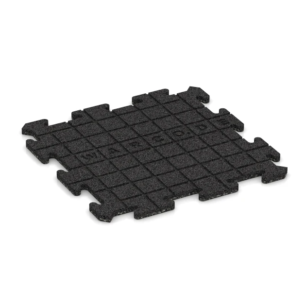 Aufsicht auf die Unterseite, also die Bodenseite von WARCO-Formteil 0096 - Treppenbelag im Format 50 x 50 x 1,8 cm | 0,25 m².