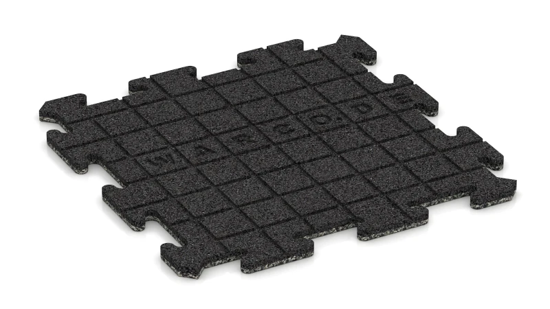 Drainagegroeven in een vierkant patroon – 4 mm diep