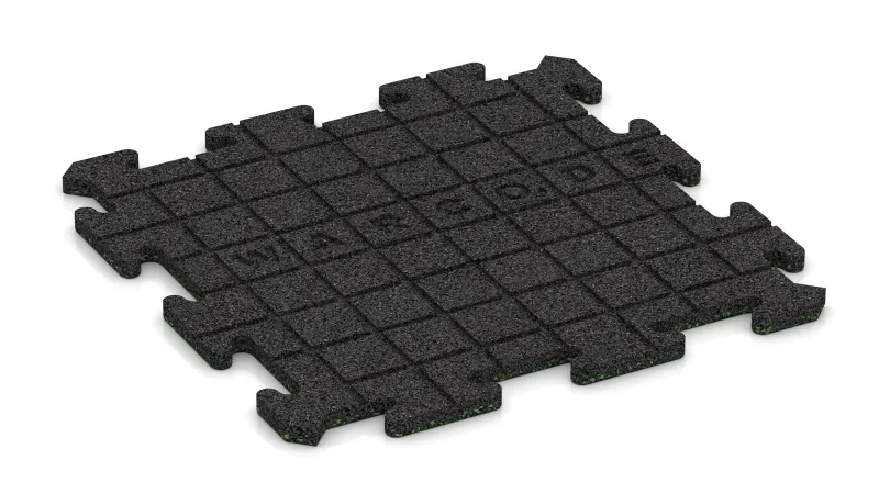 Drainagegroeven in een vierkant patroon – 4 mm diep