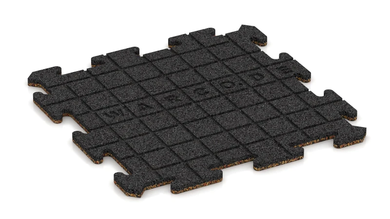 Drainagegroeven in een vierkant patroon – 4 mm diep