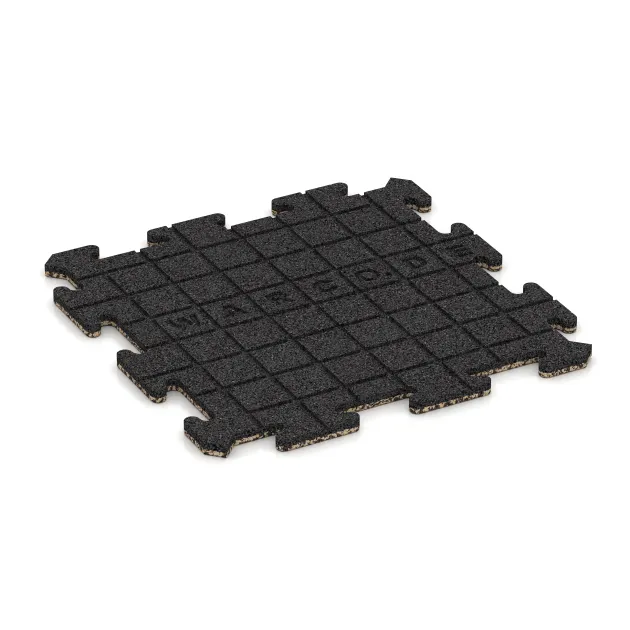 Aufsicht auf die Unterseite, also die Bodenseite von WARCO-Formteil 0132 - Poolumrandung im Format 500 x 500 x 18 mm.