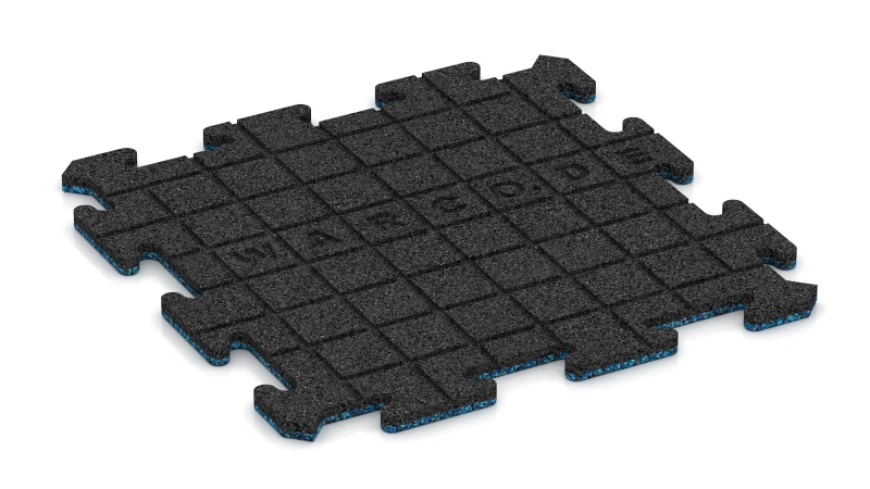 Drainagegroeven in een vierkant patroon – 4 mm diep