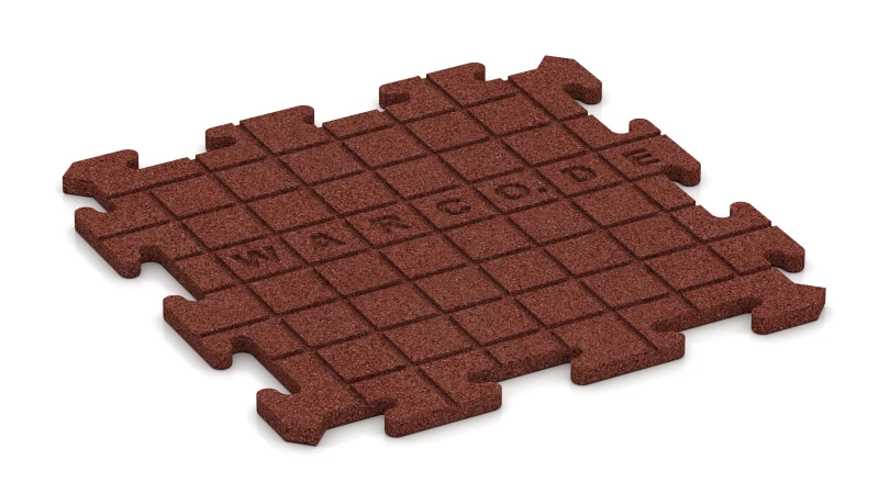 Drainagegroeven in een vierkant patroon – 4 mm diep