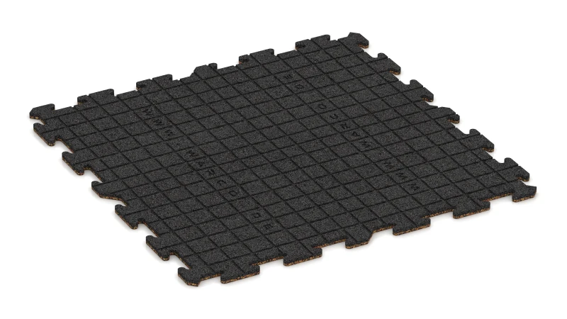 Entwässerungsrillen in quadratischer Anordnung - 4 mm tief
