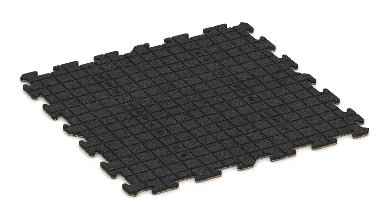 Entwässerungsrillen in quadratischer Anordnung - 4 mm tief