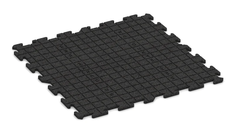 Entwässerungsrillen in quadratischer Anordnung - 4 mm tief