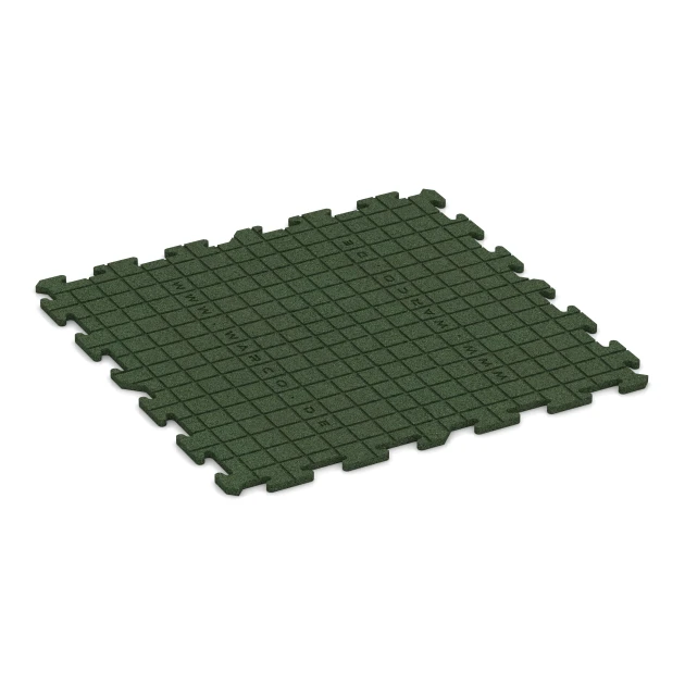 Aufsicht auf die Unterseite, also die Bodenseite von WARCO-Formteil 4245 - Sportvloerplaat 1,8 cm im Format 100 x 100 x 1,8 cm | 1,00 m².