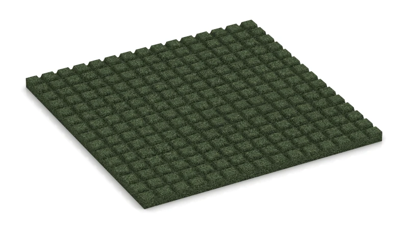 Structuur van 15 mm hoge afgeknotte piramiden