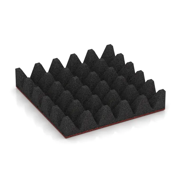 Aufsicht auf die Unterseite, also die Bodenseite von WARCO-Formteil 0734 - Valtegel im Format 500 x 500 x 100 mm.