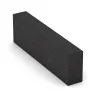 Aufsicht auf die Unterseite, also die Bodenseite von WARCO-Formteil 2602 - Rubberen bloktrede van rubbergranulaat im Format 1000 x 300 x 150 mm.