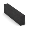 Aufsicht auf die Unterseite, also die Bodenseite von WARCO-Formteil 7028 - Rubberen bloktrede van rubbergranulaat im Format 100 x 30 x 15 cm.