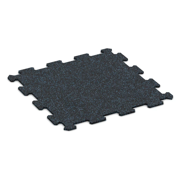 Aufsicht auf die Unterseite, also die Bodenseite von WARCO-Formteil 0917 - Fitnessvloer Compact im Format 485 x 485 x 8 mm | 0,235 m².