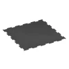 Aufsicht auf die Unterseite, also die Bodenseite von WARCO-Formteil 6449 - Fitnessvloer Compact im Format 100 × 100 × 0,8 cm.