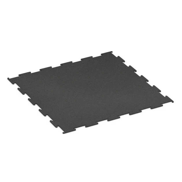 Aufsicht auf die Unterseite, also die Bodenseite von WARCO-Formteil 6449 - Fitnessvloer Compact im Format 100 × 100 × 0,8 cm.