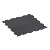 Aufsicht auf die Unterseite, also die Bodenseite von WARCO-Formteil 6450 - Fitnessvloer Compact im Format 100 × 100 × 0,8 cm.