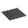 Aufsicht auf die Unterseite, also die Bodenseite von WARCO-Formteil 6453 - Fitnessvloer Compact im Format 100 × 100 × 0,8 cm.