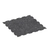 Aufsicht auf die Unterseite, also die Bodenseite von WARCO-Formteil 6458 - Fitnessvloer Compact im Format 50 × 50 × 0,8 cm.