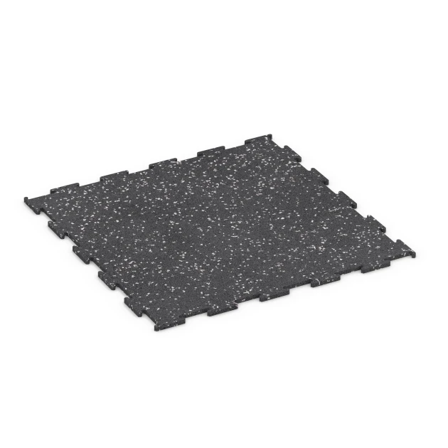 Aufsicht auf die Unterseite, also die Bodenseite von WARCO-Formteil 6458 - Fitnessvloer Compact im Format 50 × 50 × 0,8 cm.