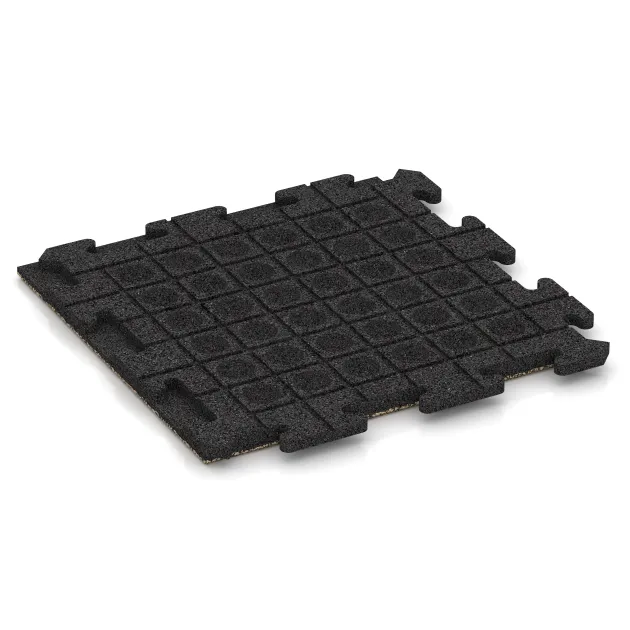 Aufsicht auf die Unterseite, also die Bodenseite von WARCO-Formteil 1214 - Poolfliese Classic im Format 500 x 500 x 30 mm.