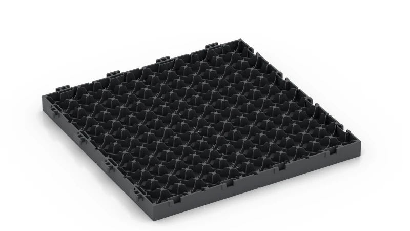 Grille clipsable PP avec pieds