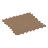 Aufsicht auf die Unterseite, also die Bodenseite von WARCO-Formteil 1023 - Fitnessvloer Compact im Format 970 x 970 x 8 mm.