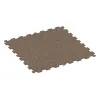Aufsicht auf die Unterseite, also die Bodenseite von WARCO-Formteil 1024 - Fitnessvloer Compact im Format 970 x 970 x 8 mm.