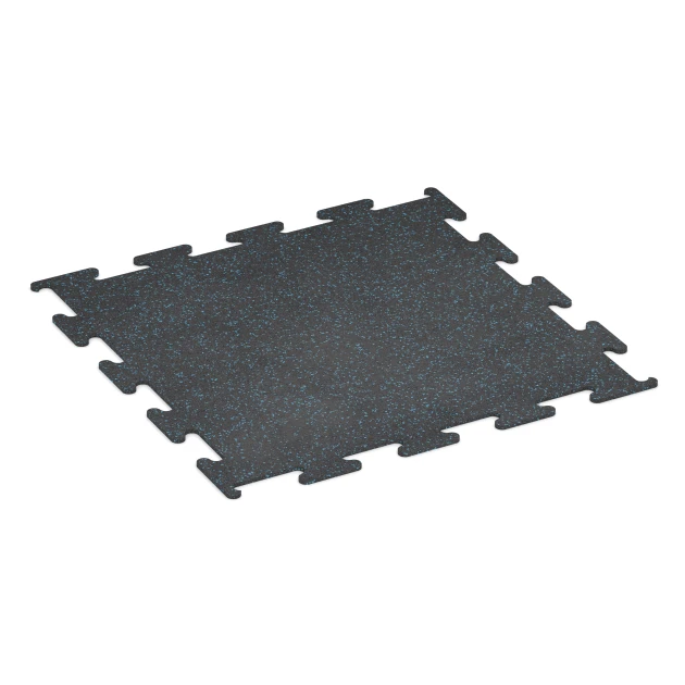 La vue du dessous ou de la face inférieure, c’est-à-dire la face inférieure de la pièce moulée WARCO 3754 - Fitness Performance Elite Revêtement Sportif au format 100 x 100 x 1 cm | 1,00 m².