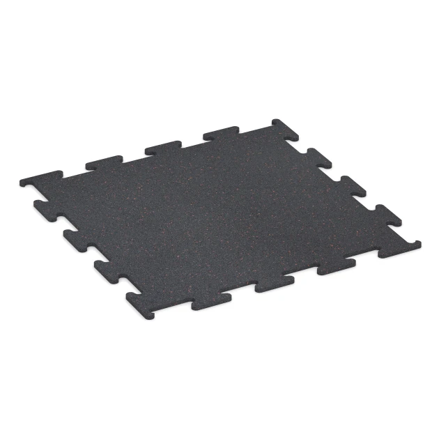 La vue du dessous ou de la face inférieure, c’est-à-dire la face inférieure de la pièce moulée WARCO 3757 - Fitness Performance Elite Revêtement Sportif au format 100 x 100 x 1,5 cm | 1,00 m².