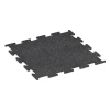 Aufsicht auf die Unterseite, also die Bodenseite von WARCO-Formteil 3777 - Fitness Performance Elite Trainingsvloer im Format 100 x 100 x 1,5 cm | 1,00 m².