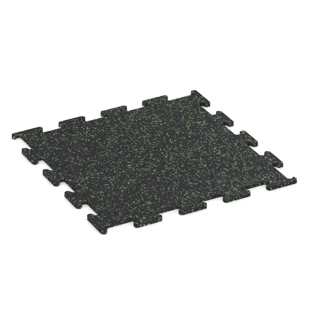 Aufsicht auf die Unterseite, also die Bodenseite von WARCO-Formteil 3767 - Fitness Performance Elite Trainingsboden im Format 50 x 50 x 1 cm | 0,25 m².