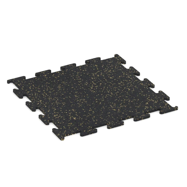 Aufsicht auf die Unterseite, also die Bodenseite von WARCO-Formteil 3764 - Fitness Performance Elite Trainingsvloer im Format 50 x 50 x 1 cm | 0,25 m².