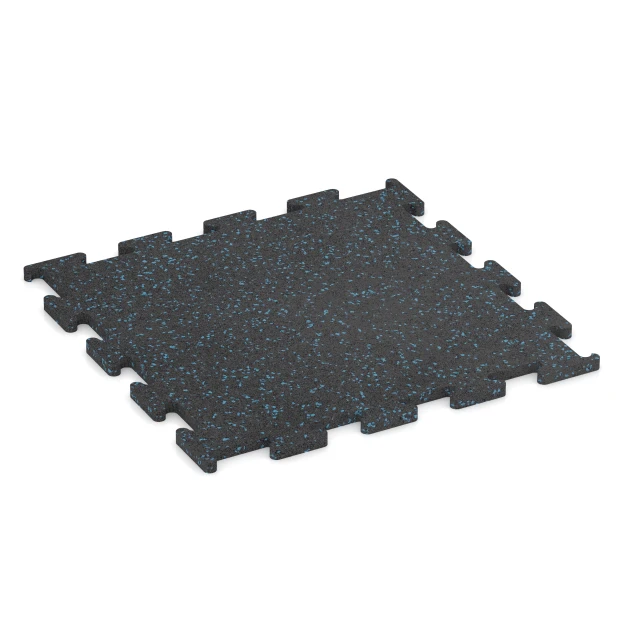 La vue du dessous ou de la face inférieure, c’est-à-dire la face inférieure de la pièce moulée WARCO 3770 - Fitness Performance Elite Revêtement Sportif au format 50 x 50 x 1,5 cm | 0,25 m².